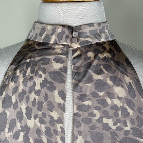 Good American The Resort Leopard Halter Dress - Size 3 - Picture 10 of 16